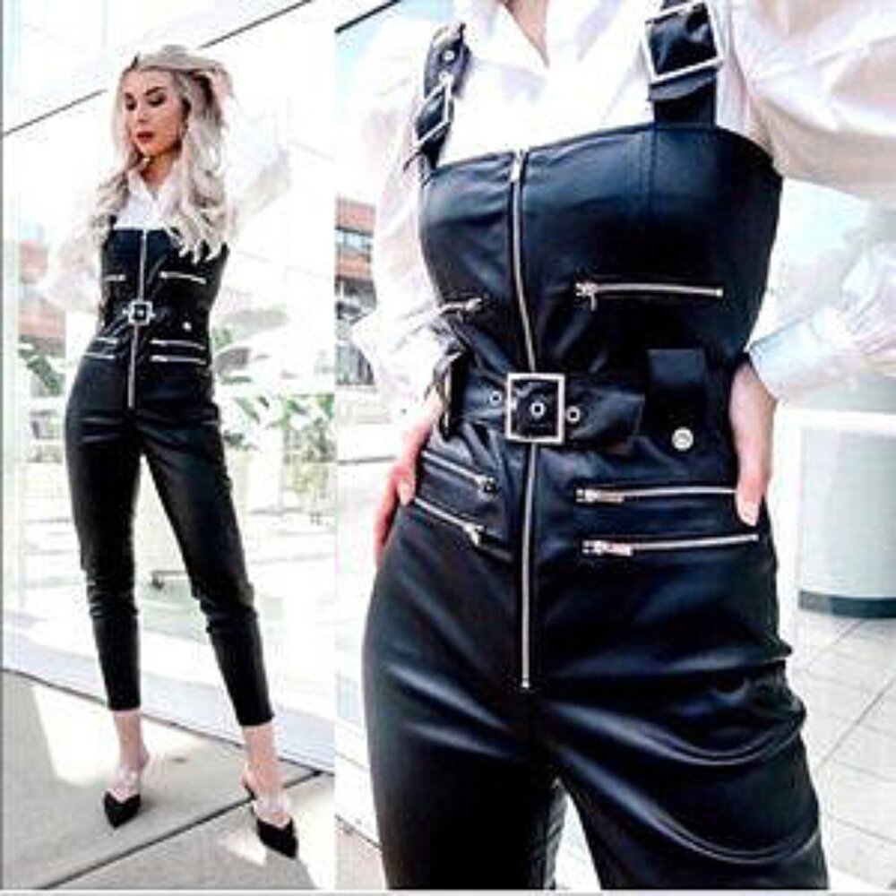 💥HOT ITEM💥 Second Skin Leather Overalls